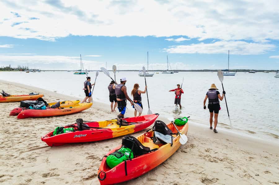 Gold Coast: Wave Break Island Kayaking & Snorkeling tour - Gear and comfort: dry bags, wetsuits, and PFD rules