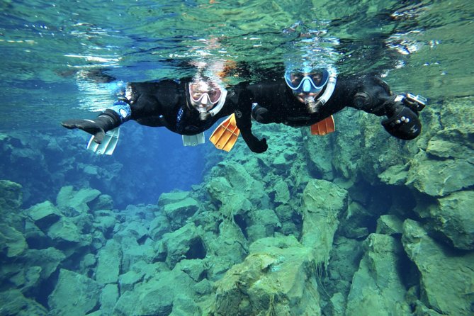 Golden Circle & Snorkeling in Silfra From Reykjavík with Free Photos - First stop: Silfra fissure snorkeling and dry-suit reality