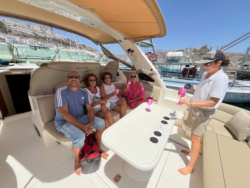 Gran Canaria: Shared yacht excursion with beverages, lunch and snorkeling - Perchel cove snorkeling and the included swim window