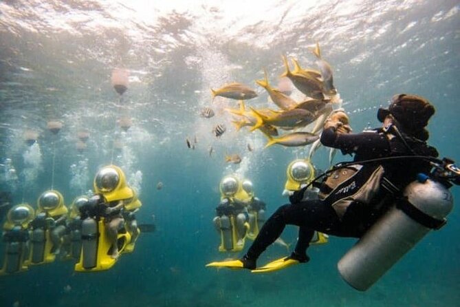 Guided Underwater Scooter and Snorkeling Activity in St. Thomas - Getting there from The Box Bar: the yacht ride sets the tone