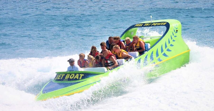 Hersonissos: Jet Boat Tour with Snorkeling - The ride out of Hersonissos Port: speed, views, and controlled turns