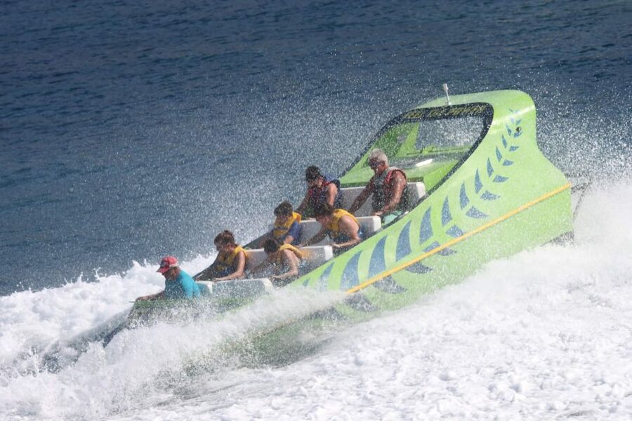 Hersonissos: Jet Boat Tour with Snorkeling - Saint George’s Bay swim stop: where the trip shifts from thrill to water fun