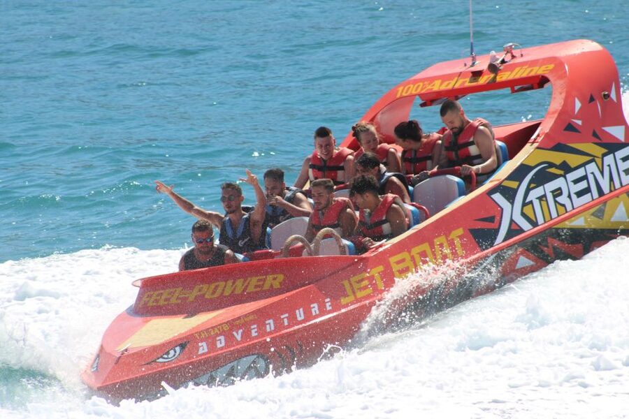 Hersonissos: Jet Boat Tour with Snorkeling - Pickup and transport: easy start, one small watch-out