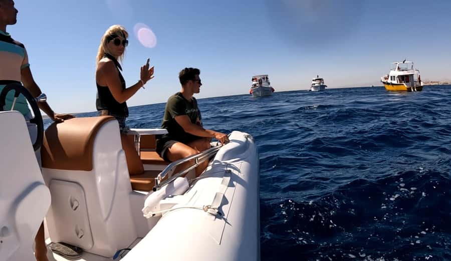 Hurghada: 3-Island Speedboat, Dolphin Watching & Snorkeling - Orange Bay: beach time that doesn’t feel like filler