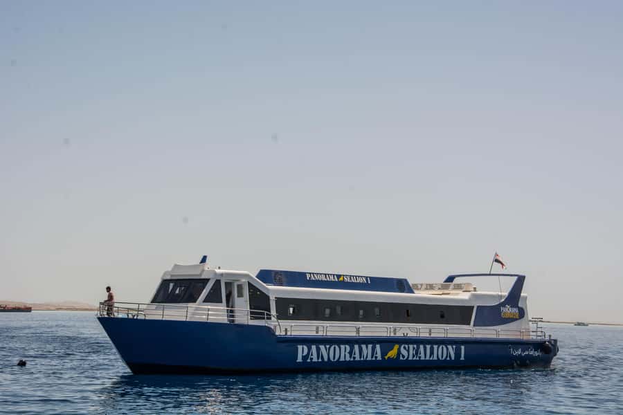Hurghada: Panoramic Semi-Submarine Cruise with Snorkeling - Inside the semi-submarine: windows, comfort, and a 5-meter look