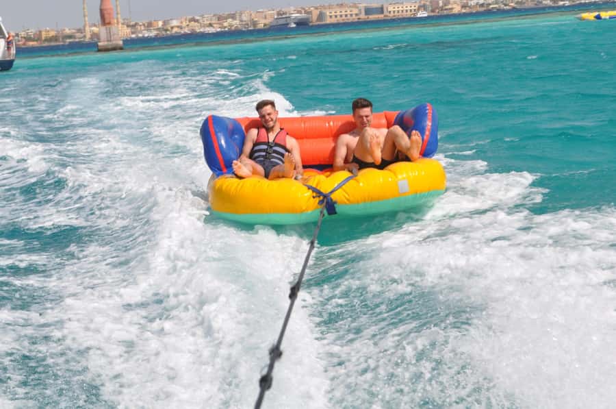 Hurghada: Snorkeling 6 x 1 to Orange Bay w Diving & Massage - Second snorkeling and water sports: choose your level of action