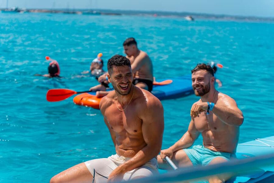 Ibiza: Formentera Trip with Paddle, Snorkel and Lunch - Formentera free time from the dock: beaches, shopping, and using two return times
