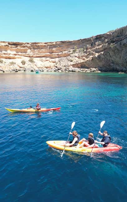 Ibiza: Kayak & Snorkel in Sea Caves and Crystal Waters - Snorkeling in Crystal Waters: What You Should Expect