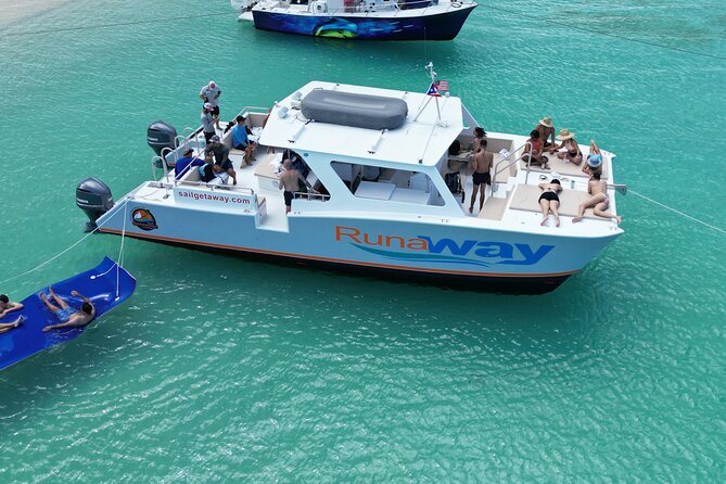 Icacos Double Dip Power Catamaran Snorkel & Beach Tour - What $135 buys you: lunch, all-day drinks, and snorkeling equipment (not just “a boat ride”)