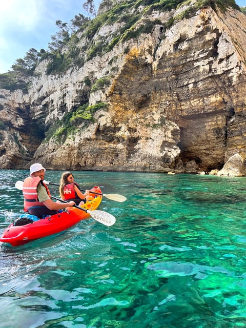 Jávea: Cala Portixol Kayak Tour with Snorkel & Cliff Jumping - Safety and Sea Conditions: Why Your Day Might Shift