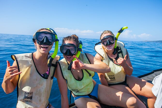 Kauai's Ultimate South Island Zodiac Boat Snorkel Adventure - What the crew actually does besides tell stories