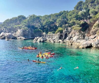 Kayak and Snorkel in Playa de Aro, Costa Brava - Start Here: Kayak & Paddle Surf Cavall Bernat Setup in Platja d’Aro