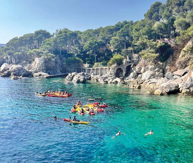 Kayak and Snorkel in Playa de Aro, Costa Brava - Start Here: Kayak & Paddle Surf Cavall Bernat Setup in Platja d’Aro