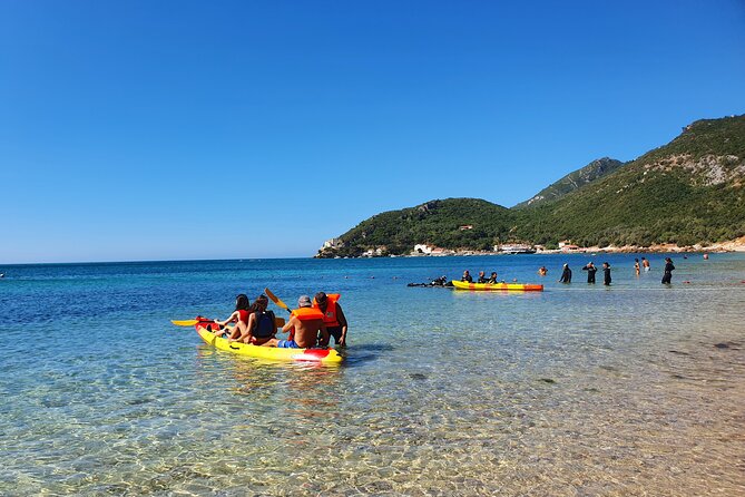 Kayak and Snorkeling Adventure in Lisbon - Praia do Creiro: your base for kayaking and snorkeling