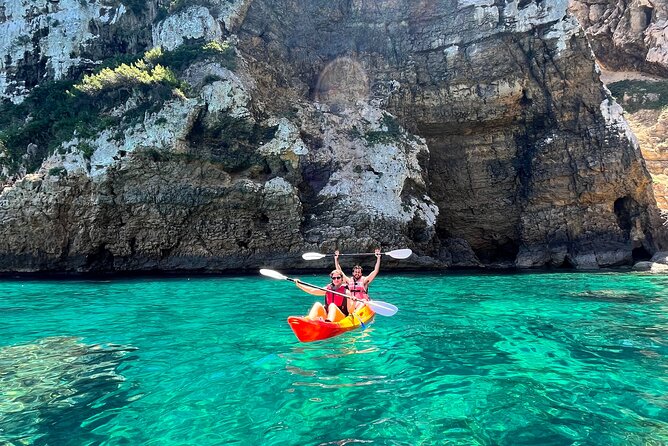 Kayak Paradise: Cala Portixol Snorkel, Cave & Cliff Jumping Tour - From Carrer de la Barraca to Cala de Portixol: how the tour starts