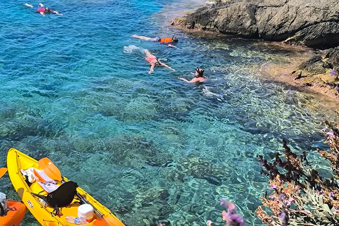 Kayak Tour with Caves, Snorkeling and Picnic (+ Cliff Jump) - Snorkeling inside and outside caves: the marine-life payoff