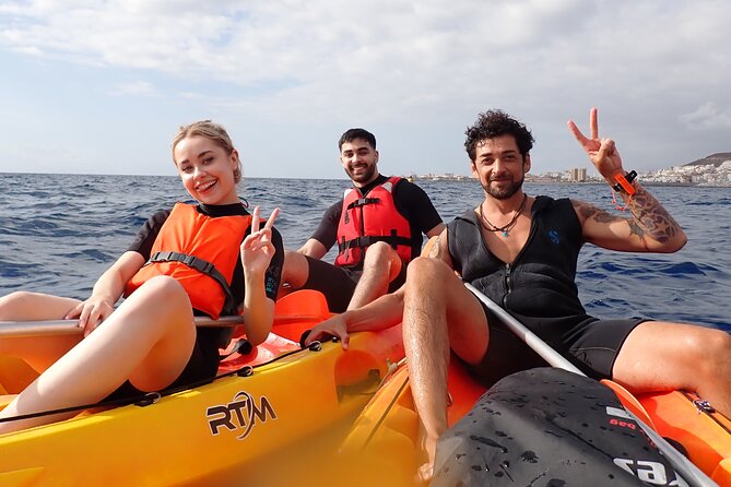 Kayaking + snorkeling with turtles - From Los Cristianos to PalmMar: the kayaking part that sets the tone