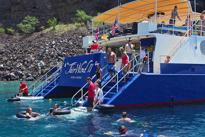 Kealakekua Bay Afternoon Snorkel: Family Fun on the Kona Coast - The Kona coastline cruise: dolphins up close, plus winter whale odds
