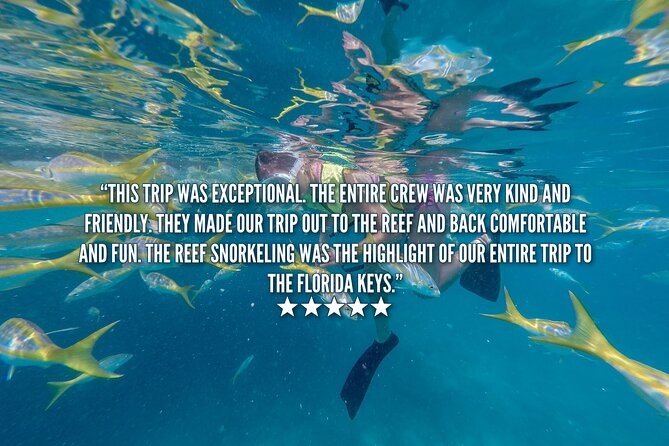 Key West Afternoon Snorkel Sail with Unlimited Cocktails! - Value Check: Is $59 a Good Deal for Key West Reef Snorkeling?