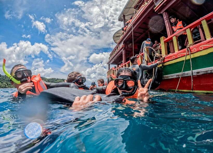 Koh Chang: 3 or 4 Islands Snorkel & Beach Tour by Big Boat - Boat ride reality: comfortable, but not magic