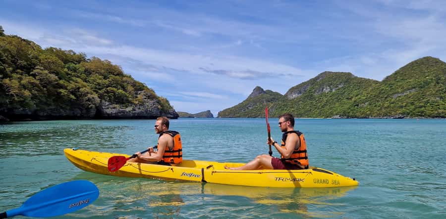 Koh Pha Ngan: Day Tour Ang Thong with Kayak, Snorkel & Lunch - Snorkeling in Ang Thong: make the most of the 45-minute window