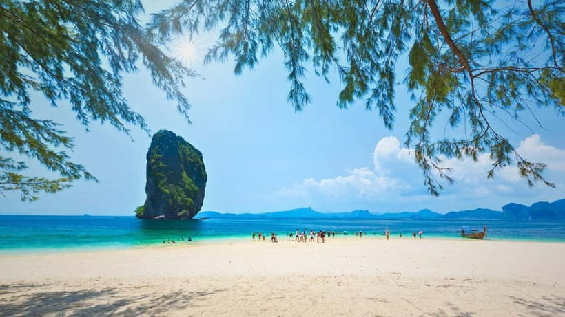 Krabi: 4 Islands Hopping & Snorkeling Tour - Thale Waek (and the tide-revealed sandbar feeling)
