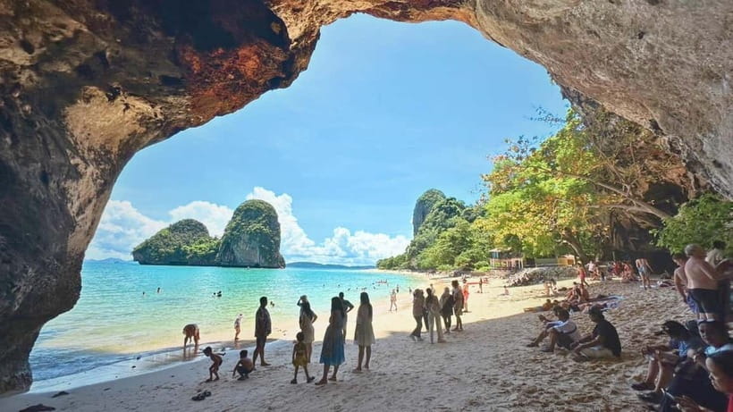 Krabi: 4 Islands Snorkeling Boat Tour - Chicken Island: the rock formation name, plus real swim time
