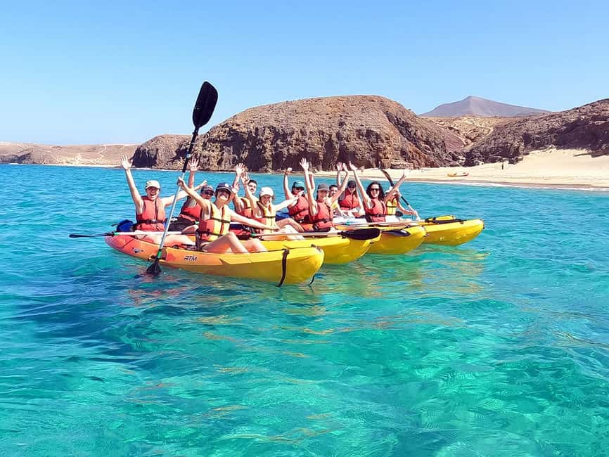 Lanzarote: Kayak and Snorkeling at Papagayo Beach - Snorkeling at Papagayo Beach: turquoise water and a good first-time setup