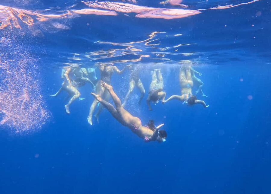 Larnaca Bay Cruise with Snorkeling - Mackenzie Beach Swim and the Planes-Overhead Photo Moment