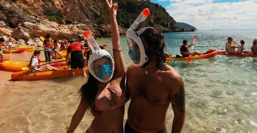 Lisbon: Arrábida Kayak & Wild Beach Snorkeling Pickup Option - Kayaking the coast: secret-feeling coves without the guesswork