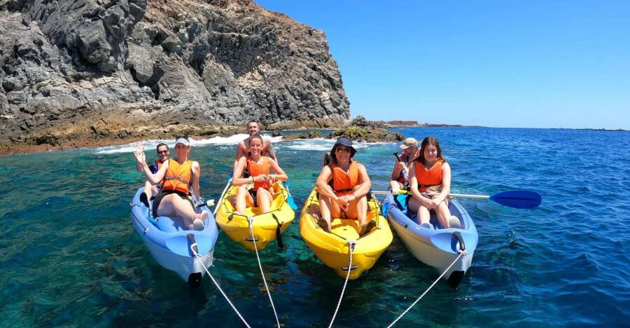 Los Cristianos: Kayaking and Snorkeling with Marine Wildlife - Rays Bay Instructions: Gear You Get and Skills You Can Rely On