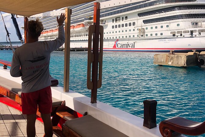 Luxury snorkel trip on a spacious wooden schooner and local lunch - The rope swing, front-of-boat action, and the return trip party