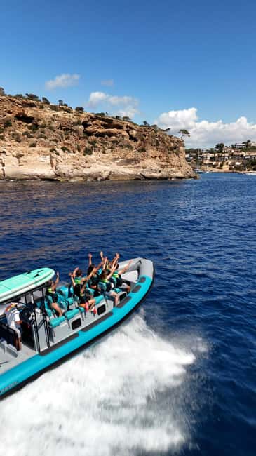 Mallorca: 2h speedboat tour, visit caves, cliffs and snorkel - Price and value: what $62 buys you in real terms