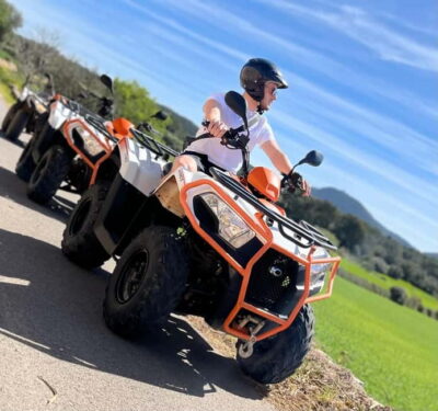 Mallorca: Quad Bike Tour, Snorkeling, and Cliff Jumping - From Palma Start: License Check, Helmet On, Then Go