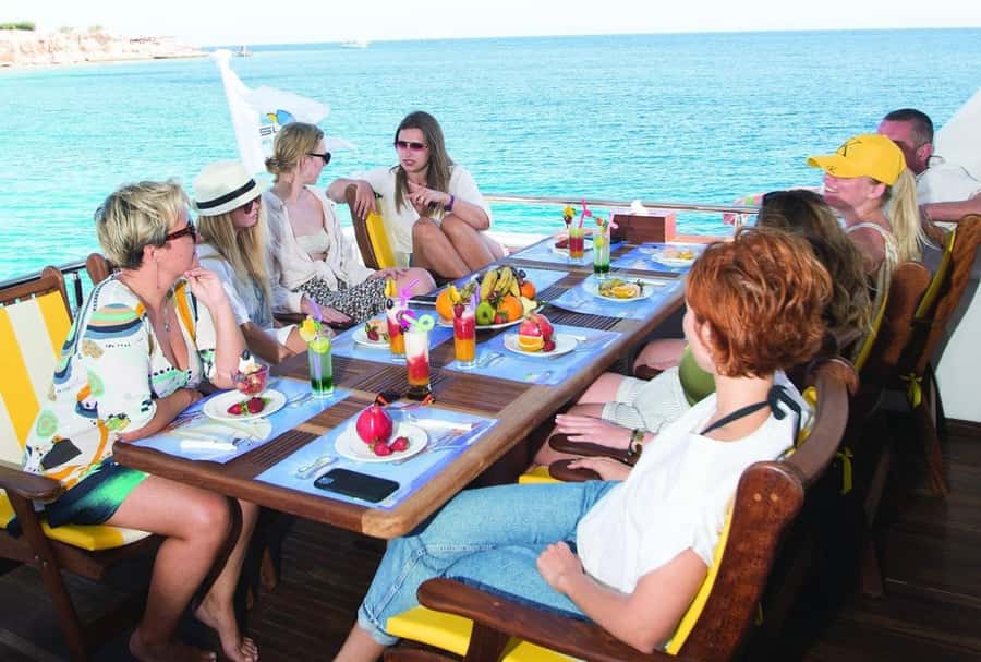 Marsa Alam: Elite vip Turtle bay snorkeling with BBQ Lunch - Elite VIP boat comfort: massage chairs and real room to breathe