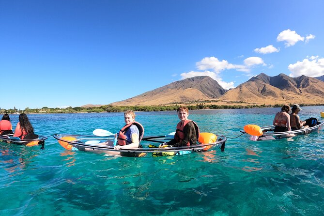 Maui Clear Kayak and Snorkel Tour: Swim with turtles (Makena) - Makena Landing Park Start: Early, Calm, and Easy to Join