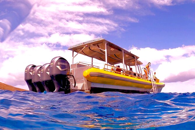 Maui Snorkel Adventure: Molokini Crater and Turtle Cove - Super Raft to Molokini: Fast, Stable, and Built for Snorkelers