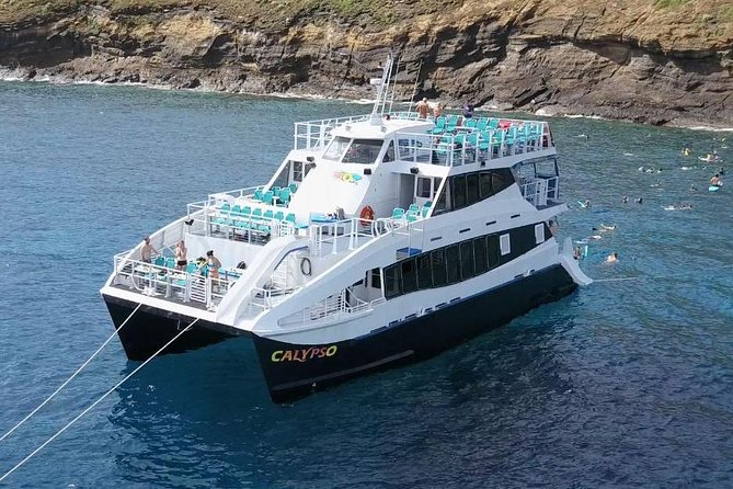 Maui Snorkeling Adventure From Ma'alaea Harbor to Molokini - Calypso Catamaran Comfort: Slides, Showers, and Getting Around