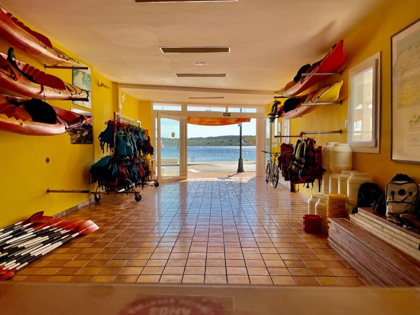 Menorca: Kayak and Marine Reserve Snorkeling Adventure - The s’Arenelet beach stop: quiet sand, cold drink, and a simple swim