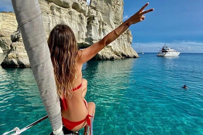 Milos and Polyaigos Full Day Cruise with Meals and Snorkelling - Sarakiniko’s Moonscape Views From a New Angle