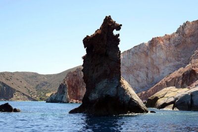 Milos caves snorkelling Catamaran Cruise in a small group - Klima and the Bay of Adamas: two history stops that set the stage