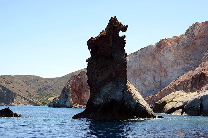 Milos caves snorkelling Catamaran Cruise in a small group - Klima and the Bay of Adamas: two history stops that set the stage