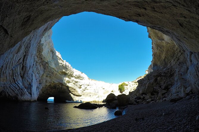 Milos: Half-Day Speedboat Cruise to Kleftiko with snorkeling tour - Kalogries: The Natural Swimming Pool Feel on a Remote North Coast Bay