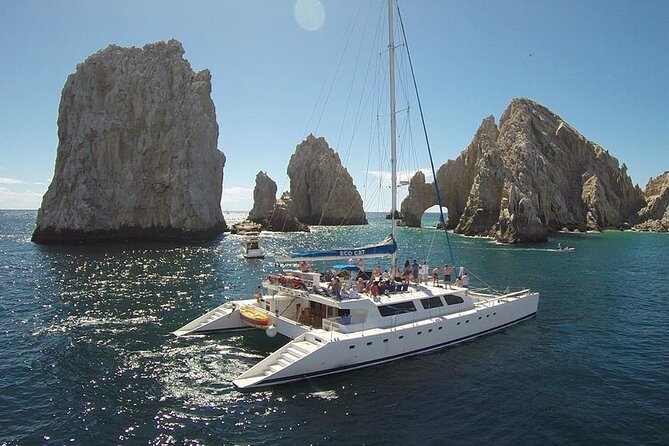 Multimillion Yacht Cabo Cruise Sunset or Snorkel Optional PICKUP! - A 2-hour Cabo route that avoids the “too little, too late” problem