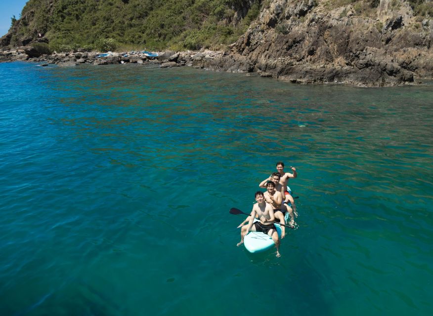 Nha Trang: Coral Reef Snorkeling and Floating Bar Party - Con Sẻ Tre Tourist Village: brunch, lunch views, and a real meal break
