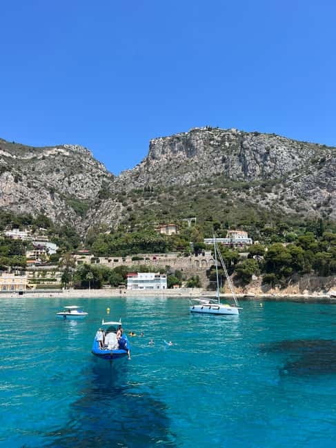 Nice: Secret Riviera Boat Tour to Mala cave with Snorkeling - Villefranche-sur-Mer: a calmer finish with big postcard color
