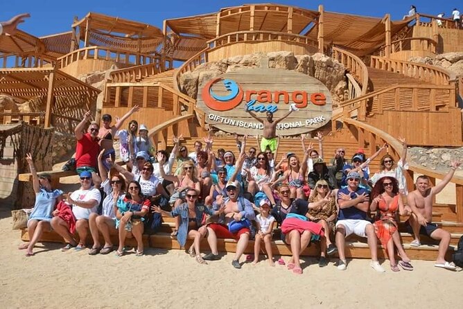 Orange Bay Full Day Snorkeling Sea Trip With Water Sport-Hurghada - Guided snorkel stops: coral reefs, fish, and reality checks