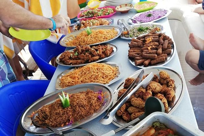 Orange Bay Snorkeling Sea Trip & Water Sports Banana boat & Quadra -Hurghada - On the Boat: Lunch and Drinks Remove the Midday Panic