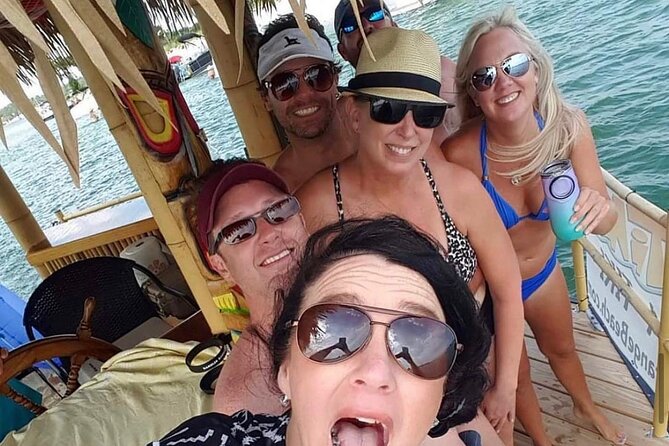 Original CRUISIN TIKIS 3 Hour Cruise, Snorkel, Swim/float Sandbar - Lower Grand Lagoon Cruise: Captain, Hut, Music, and Views