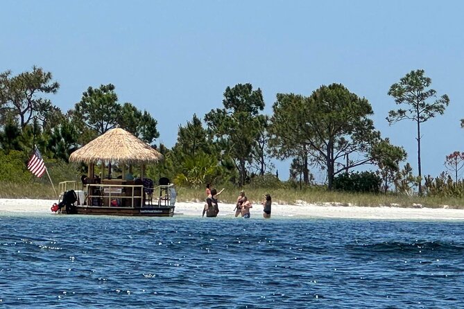 Original CRUISIN TIKIS 3 Hour Cruise, Snorkel, Swim/float Sandbar - Sandy Point Water Time: Float Deck, Pump, and How Snorkeling Feels